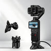 Trípode de carga magnético plegable de liberación rápida BRDRC para DJI Osmo Pocket 4P / 4 / 3 (negro)