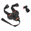 Soporte de barbilla BRDRC de liberación rápida para casco de moto, compatible con Insta360 Ace Pro 2 / X6 / X5 / X4 Air (negro)