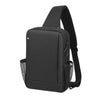 Bolso de hombro para tableta, impermeable y resistente a los golpes; funda ligera de gran capacidad con orificio para auriculares. Especificación: Negro, tamaño pequeño.