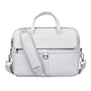 Bolso portátil impermeable y a prueba de golpes para portátil, de gran capacidad, tamaño: 13-14 pulgadas (gris azulado).