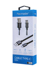 Cable Tipo C Reforzado 2.5 Metros Tecmaster