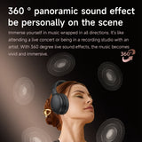 Audífonos Bluetooth 5.3 con Cancelación de Ruido ANC TOTUDESIGN BE-2-HP Plegables