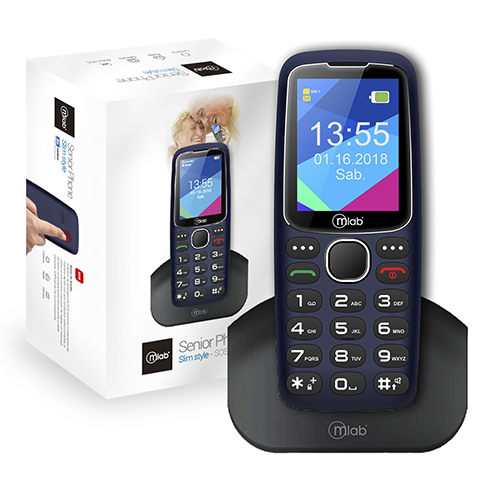 Celular Senior Adulto Mayor Microlab Slim Style