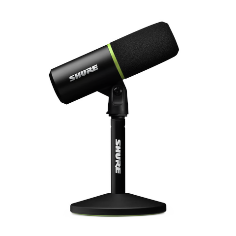 Micrófono USB Shure MV6 para Streaming, Gaming y Podcast — Negro