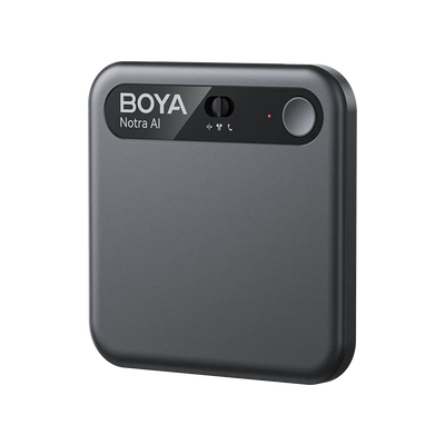 Boya Notra asistente de IA para notas de voz vista frontal