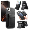 Carcasa CaseNeo Retro con tarjetero de varios compartimentos para iPhone 17e negra