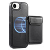 Carcasa CaseNeo Retro para iPhone 17e negra, compartimentos para tarjetas