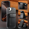 Carcasa CaseNeo Retro para iPhone 17e negra, vista trasera