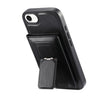 Carcasa CaseNeo Retro para iPhone 17e negra, función soporte