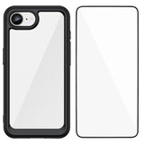 Carcasa WANLONFENG con botones galvanizados para iPhone 17e negra