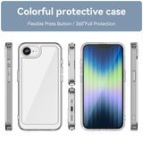 Carcasa WANLONFENG para iPhone 17e negra, vista trasera