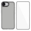 Carcasa WANLONFENG con marco galvanizado para iPhone 17e negra
