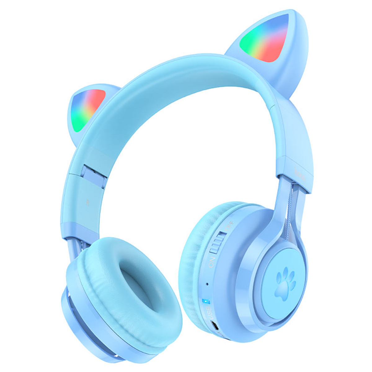 Audifonos Bluetooth Hoco W39 Para Niños Orejas Gato