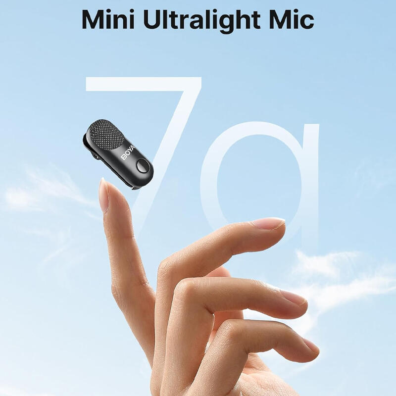 Boya BY-BOYA MAGIC 01 Micrófono Multifunción, Escritorio y Solapa Doble USB-C-Lightning y Trípode