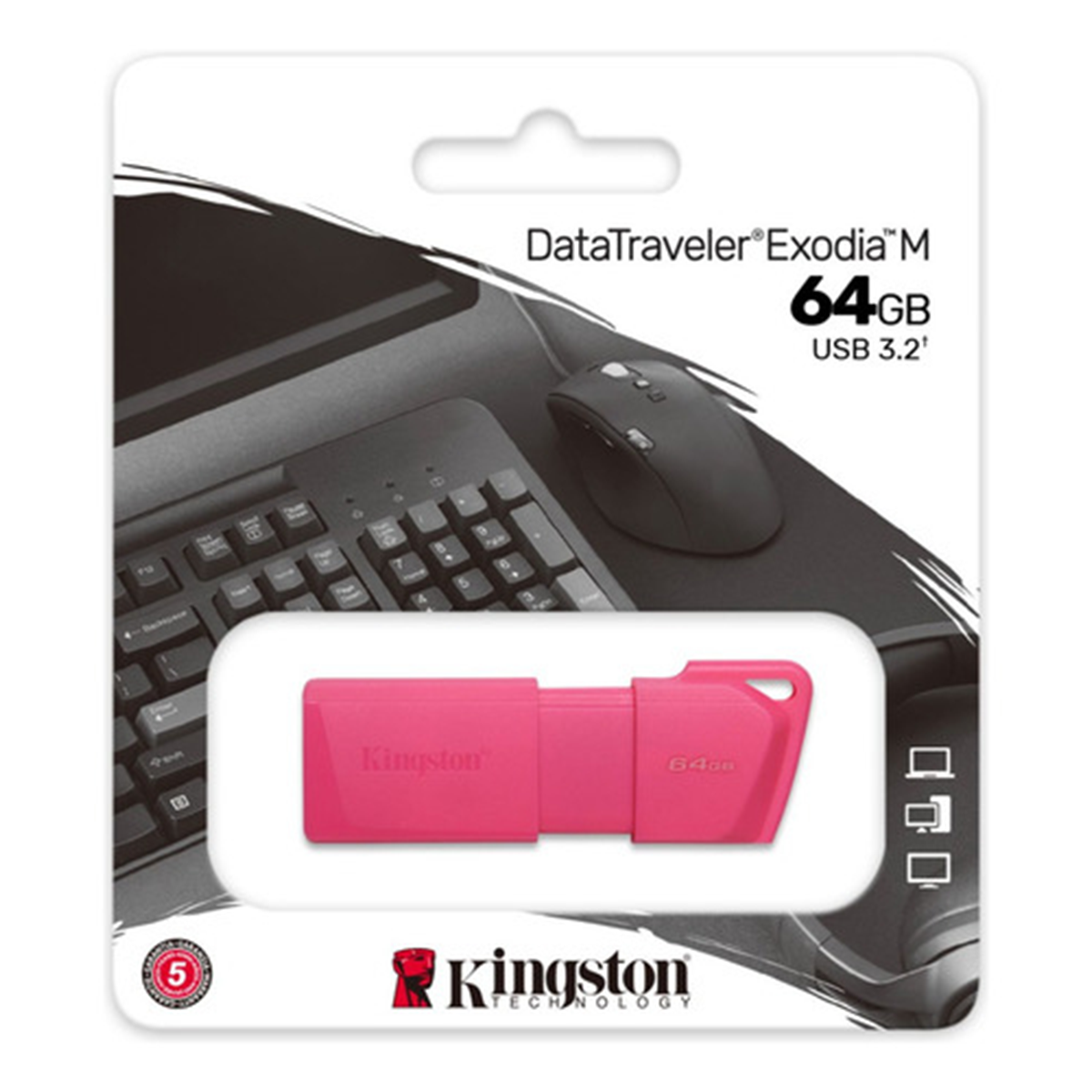 Pendrive Kingston Datatraveler Exodia M 64 Gb 3.2