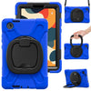 Funda antigolpes azul con soporte giratorio 360 grados y correa de hombro para Lenovo Tab K9 / Tab One 8.7