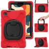Funda antigolpes roja con soporte giratorio 360 grados y correa de hombro para Lenovo Tab K9 / Tab One 8.7
