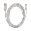 Cable Tecmaster Micro Usb 2,5 Metros Reforzado