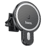 Cargador inalámbrico magnético para auto hoco CA85 15W negro