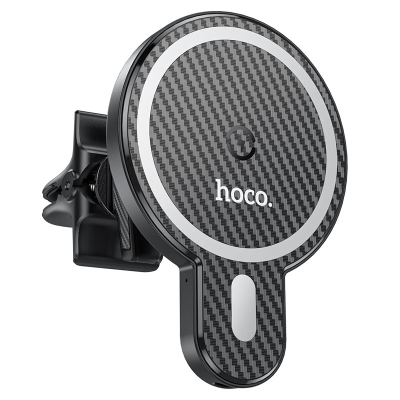Cargador inalámbrico magnético para auto hoco CA85 15W negro