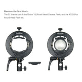 Godox Montura Tipo S2 (bowens) Para Flashes Speedlight de Cabeza Redonda