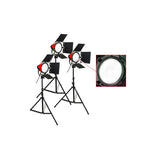 Iluminus Kit Redhead Bicolor  3 Cabezales + 3 Trípodes + Bolso