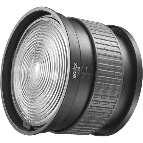Godox FLS8 Fresnel de Gran Tamaño Para Cañones Led Montura Bowens