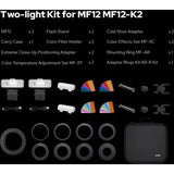 Godox MF12-K2 Macro Flash Kit Doble Con Accesorios