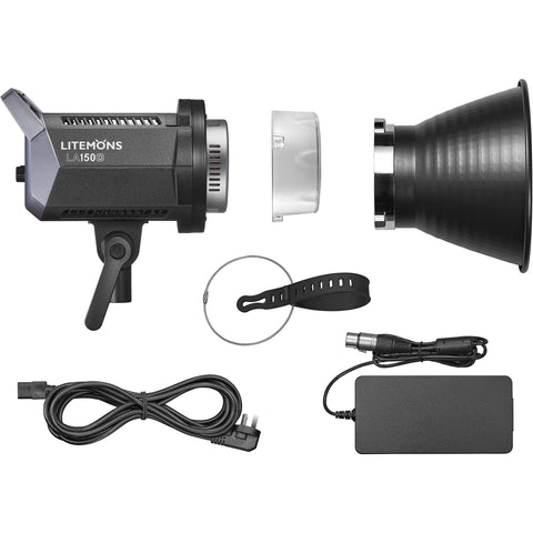Godox LA150D-K2 Set de 2 Luces Litemons LA150D Daylight Con Trípodes y Softboxes