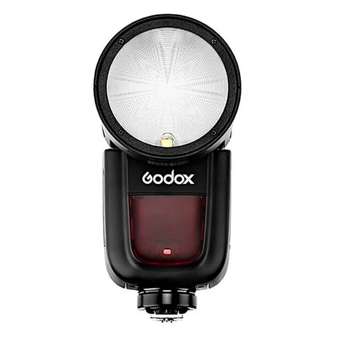 Godox V1-N Flash para Nikon TTL, 76W, Con Batería de Cabeza Circular Magnética