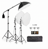 Iluminus IL-YX-DP03 kit de 3 luces bicolor con softbox y trípode jirafa