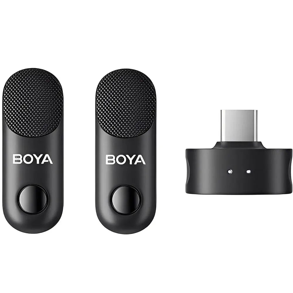 Kit Boya Magic-06 con dos micrófonos inalámbricos y receptor USB-C