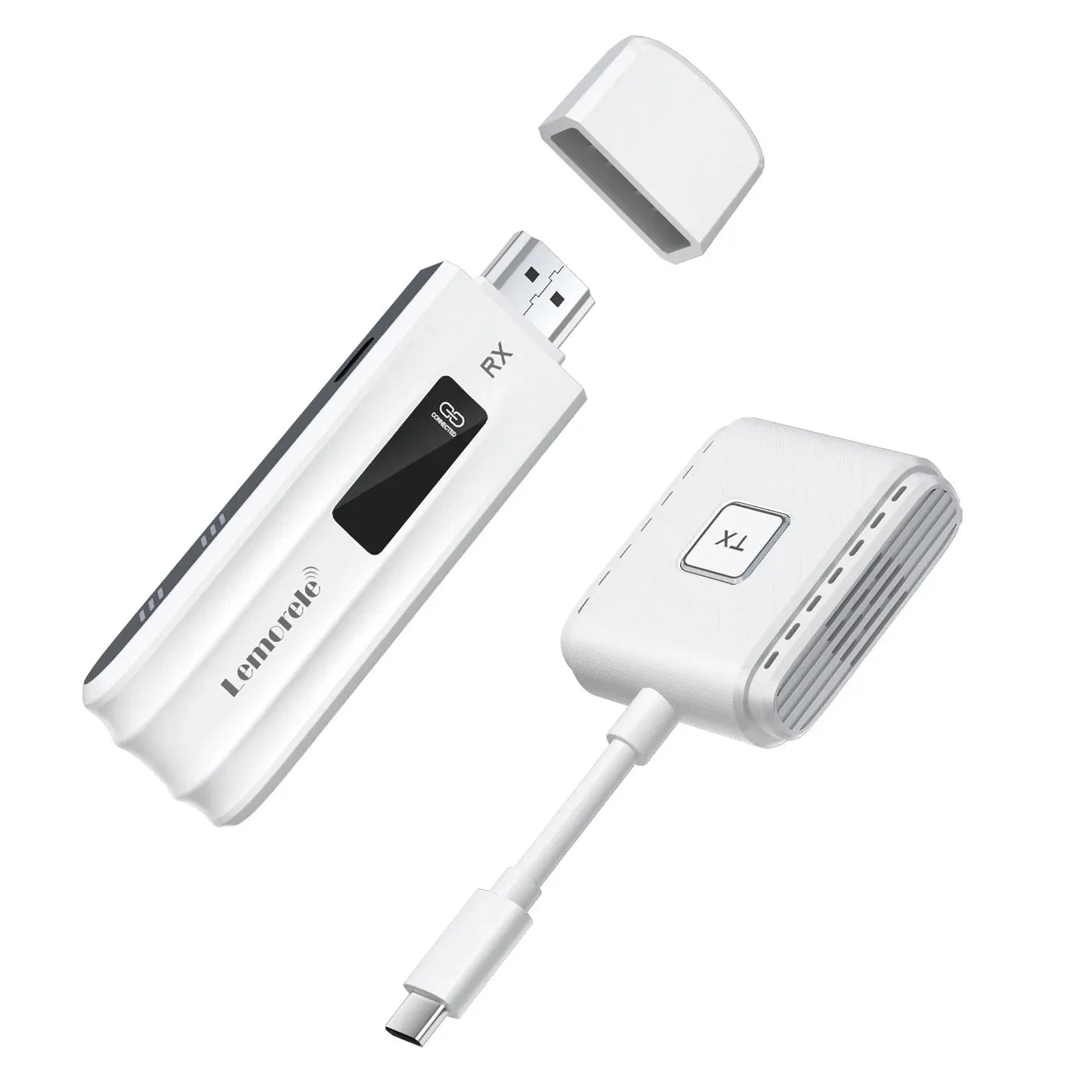 Lemorele P300 Transmisor Inalámbrico USB-C a HDMI Multi-Device