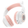 Audífonos Bluetooth Borofone Bo18 Oreja de Gato Led