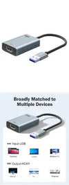 Lemorele LC06 Plus Transforma Puerto USB en HDMI Full HD