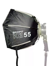 Triopo K3-55+TR-07C Softbox Octogonal Armado Instantáneo Montura Bowens y Speedlight 55 Cm