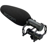 Zoom ZSG-1 micrófono shotgun direccional para cámara vista frontal