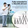 Ulanzi MT-65 Trípode Video Horizontal y Vertical, Galleta Tipo Arca y Control Remoto Para Cámaras Reflex