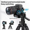 Ulanzi MT-65 Trípode Video Horizontal y Vertical, Galleta Tipo Arca y Control Remoto Para Cámaras Reflex
