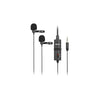 Boya BY-M1DM Micrófono lavalier omnidireccional doble