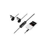 Boya BY-M1DM Micrófono lavalier omnidireccional doble