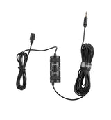 Boya BY-M1 Pro II Micrófono Lavalier con Salida de Audífonos No Usa Batería