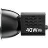Ulanzi 40W PRO L023 Led Ultra Compacto y Potente Con Reflector,  Difusor y Fuente de Poder L075