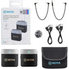 Boya BY-M1V1 Micrófono TRS y TRRS Inalámbrico 60 metros Conector 3.5mm
