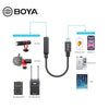 Boya BY-K8 Mini Cable Adaptador 3.5mm TRS Hembra a Lightning Macho