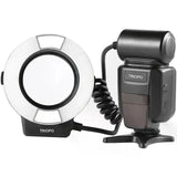 Triopo TR-15EXN (para Nikon) Flash Anular Para Macro Fotografía Para Canon Con Luz Led