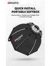 Triopo K2-55 Softbox Octogonal Armado Fácil 55cm Montura Bowens