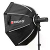 Triopo KX-90 Softbox Octogonal Para Speedlight Con Soporte Para Trípode 90cm