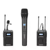 Boya BY-WM8 Pro-K4 Micrófono Inalámbrico UHF Doble, de Mano y Lavalier