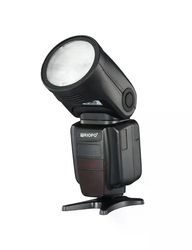 Triopo R1 Flash Cabeza Redonda, TTL, 2.4G Compatible Con Canon y Nikon